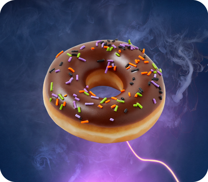 Spooky donut