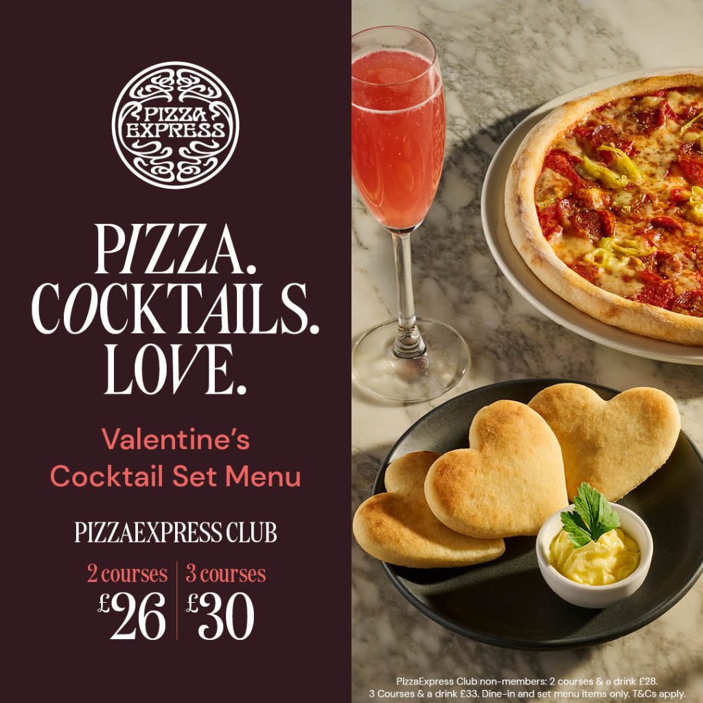 Spend Valentine's Day with PizzaExpress